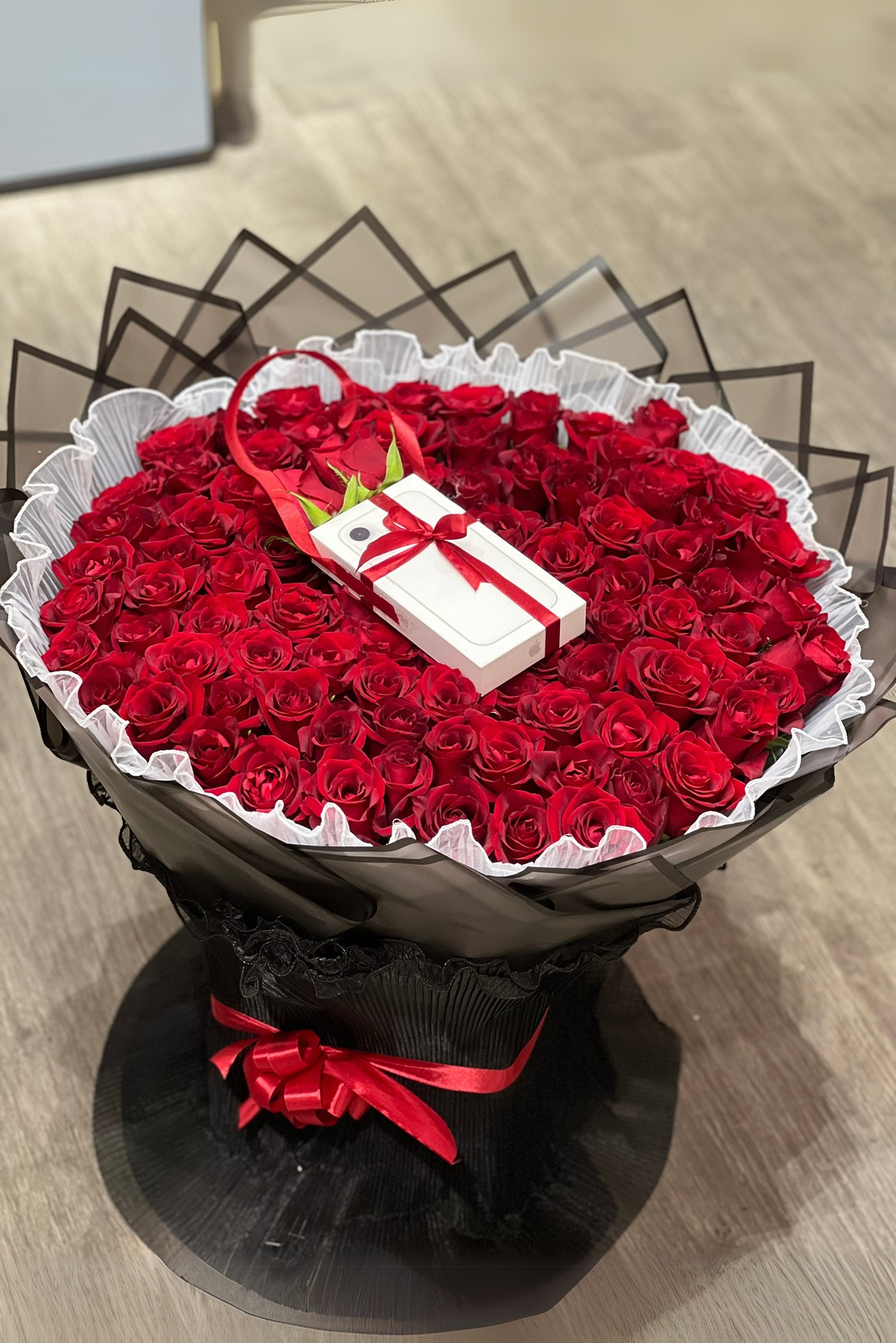 باقة ورد ضخمة